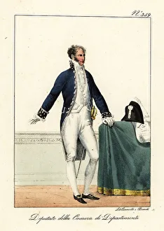 Bicorne Prints: Member of the Chamber of Deputies of Departments, 1815