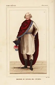 Directory Prints: Member of the Council of Elders, French Directory 1795-1799