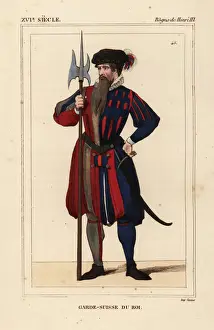 Member of the kings Swiss Guard, Garde-Suisse de Roi, 1586