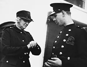 Members of the Auxiliary Fire Service in London during World War II Date: 1939-1945