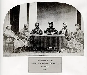 Members of the Bareilly Municipal Committee, India