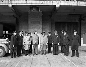 Images Dated 13th October 2011: Members of Canadian Fire Service join NFS, WW2