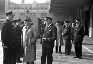 Images Dated 13th October 2011: Members of Canadian Fire Service join NFS, WW2