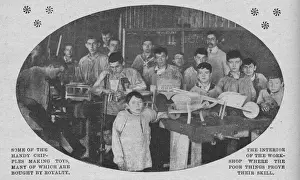 Woodwork Prints: Members of the Guild of the Poor Brave Things established to help crippled