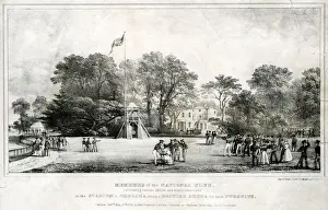 Members of the National Rifle Club at Chelsea Stadium