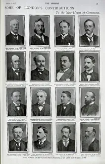 Keir Prints: Members of the new house of commons 1900