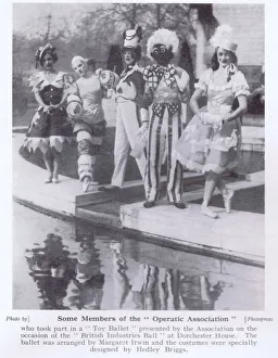 Members of the Operatic Association dressed for a Toy Ballet Members of the Operatic Association dressed for a Toy Ballet