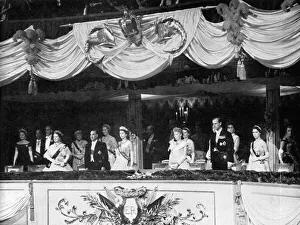 Anthony Collection: Members of the Royal Family at Covent Garden