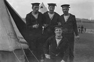 Along Side Collection: Four members of the Royal Naval Division