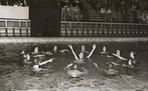 Members of Synchronised Swimming Team - Indian Routine