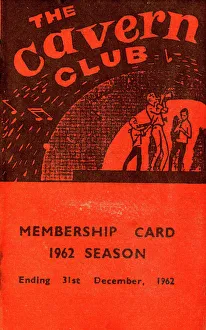 Cavern Prints: Membership Card, The Cavern Club, Liverpool