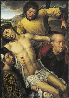 Deposition Prints: MEMLING, Hans (1433-1494). Deposition from