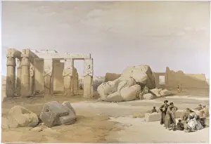 Vast Prints: Memnonium / Thebes / 1848