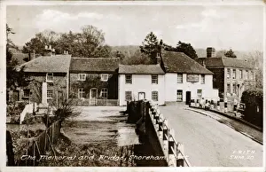 Sevenoaks Prints: Memorial & Bridge, Shoreham, Kent