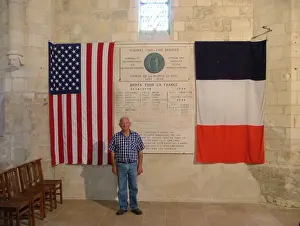 Ranger Prints: Memorial to Colonel James E Rudder Cricqueville church
