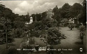 Memorial Gardens & Town Hall, Bournemouth, Hampshire