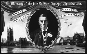 Memorial to the late Rt. Hon. Joseph Chamberlain