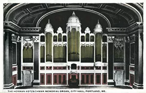 Console Gallery: Memorial Organ, City Hall, Portland, Maine, USA