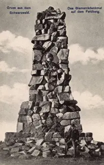 Schwarzwald Prints: Memorial to Otto von Bismarck at the Feldberg, Germany