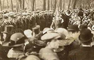 Pembroke Gallery: Memorial service, Pembroke Dockyard, West Wales