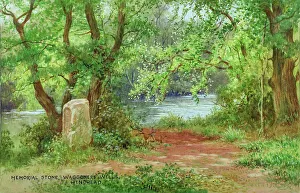 Memorial Stone, Waggoners Wells, Hindhead, Surrey