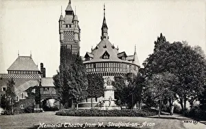 Swan Collection: Memorial Theatre, Stratford-upon-avon, Warwickshire
