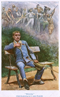 Pity Gallery: Memories - WW1 Blinded soldier - RNIB postcard