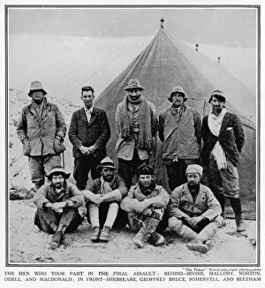 Images Dated 21st December 2010: The Men of the 1924 Everest Expedition