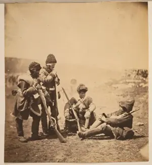 Men of the 77th Regiment in winter costume