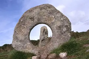 Granite Prints: Men-an-Tol standing stones, near Madron, Cornwall