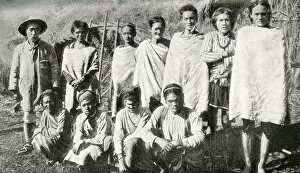 Men of the Atayal tribe, Formosa (Taiwan)