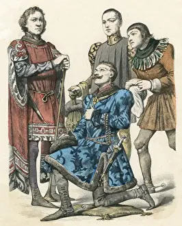 Doublet Prints: Men of Bourgogne C. 1450