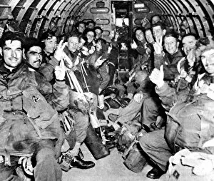 Capture Collection: Men of the British First Airborne Division in a glider; Seco
