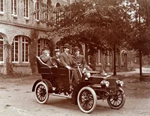 Maxwell Prints: Four men in a car