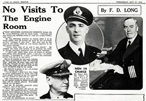 Photos Prints: Three men in charge of the Queen Mary