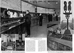 Controls Collection: The four men in charge of the signal box at Brighton