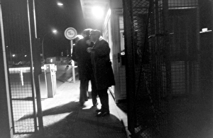 Capitalism Gallery: Men at a checkpoint, Berlin, Germany