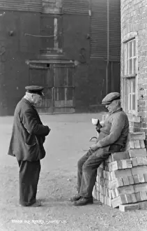 Two Men in Conversation