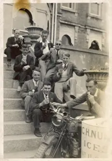 Men Eat Ice Cream 1930S