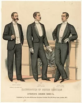 Cigarette Collection: Men Evening Dress 1893