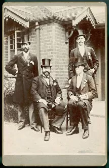 Brick Collection: Four Men in Top Hats