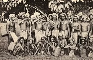 Malabar Collection: Men of the Hill Tribes of Malabar, southern India