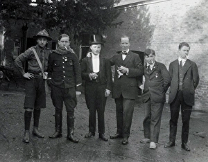 Six men, including Belgian patients, Quex House Six men, including Belgian patients, Quex House