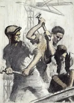 Crayon Prints: Men of Iron