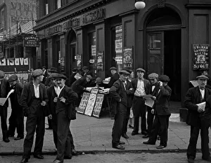 Meet Prints: Men looking for work, Canning Town, London
