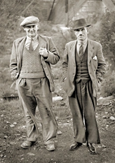 Buttoned Collection: Two men in an outdoor setting