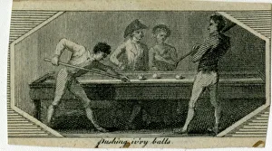 Images Dated 6th January 2017: Men playing billiards