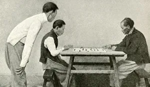 Chess Gallery: Men playing chess, China, East Asia