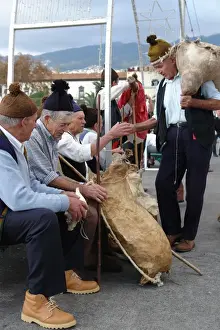 Men from Porto da Cruz, in Funchal, Madeira