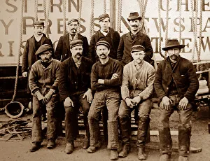 Men rescued by the Newquay Lifeboat, Victorian period
